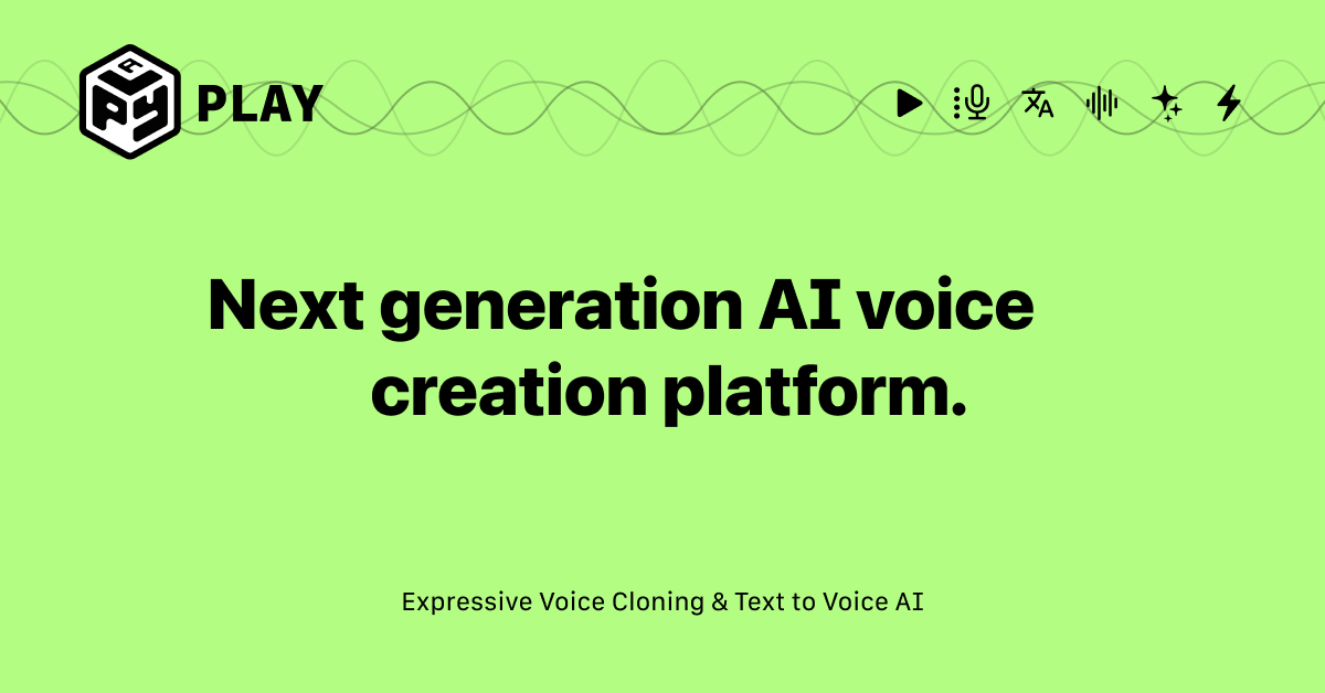 Unparalleled AI Voice Cloning Online | PlayHT